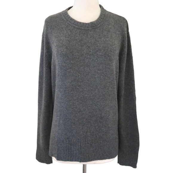 THEORY Hi Low Crew Cashmere sweater sz L